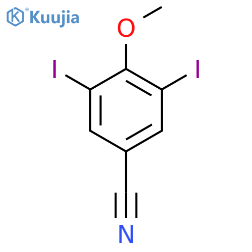 Benzonitrile,3,5-diiodo-4-methoxy- structure