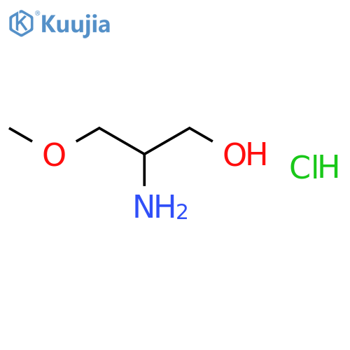 2-amino-3-methoxypropan-1-ol hydrochloride structure