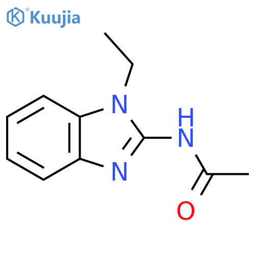 N-(1-ethyl-1H-1,3-benzodiazol-2-yl)acetamide structure