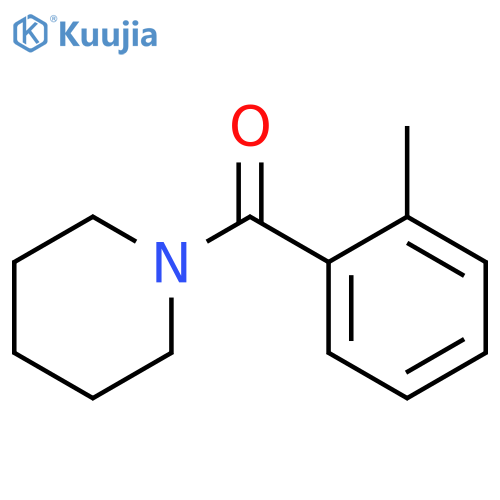 (2-methylphenyl)(piperidin-1-yl)methanone structure