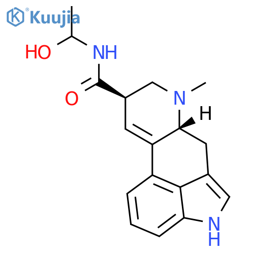 (8β)-n-(1-hydroxyethyl)-6-methyl-9,10-didehydroergoline-8-carboxa Mide structure