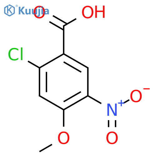 2-Chloro-4-methoxy-5-nitro-benzoic Acid structure
