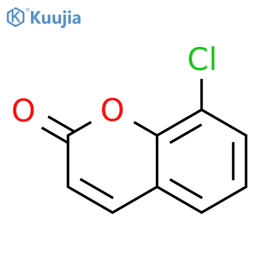 2H-1-Benzopyran-2-one, 8-chloro- structure