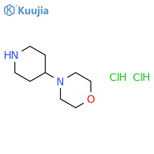 4-(4-piperidyl)morpholine;dihydrochloride structure