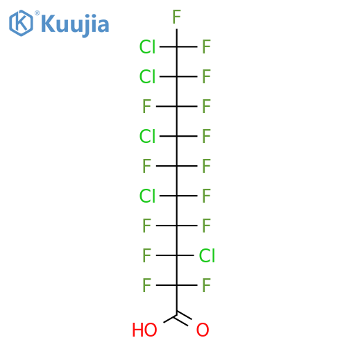Decanoicacid, 3,5,7,9,10-pentachloro-2,2,3,4,4,5,6,6,7,8,8,9,10,10-tetradecafluoro- structure
