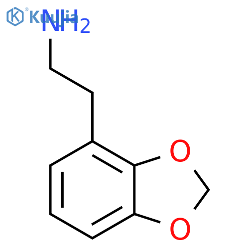 2-(1,3-dioxaindan-4-yl)ethan-1-amine structure