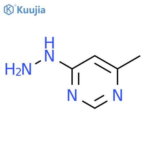 4-hydrazinyl-6-methylpyrimidine structure