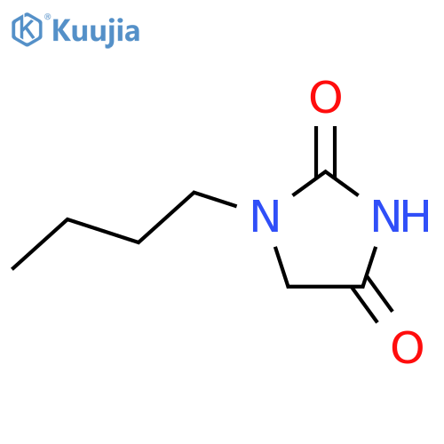1-Butylhydantoin structure