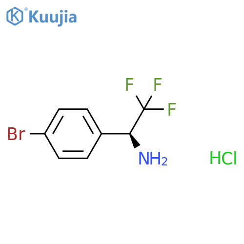 (s)-1-(4-Bromophenyl)-2,2,2-trifluoroethanamine Hydrochloride structure
