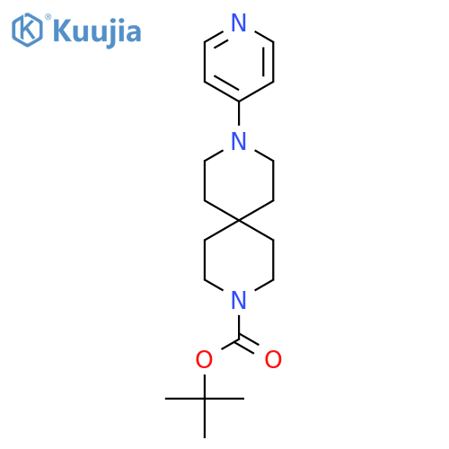 Tert-Butyl 9-(pyridin-4-yl)-3,9-diazaspiro[5.5]undecane-3-carboxylate structure