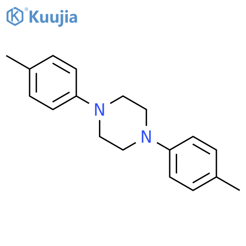 1,4-bis(4-methylphenyl)-piperazine structure