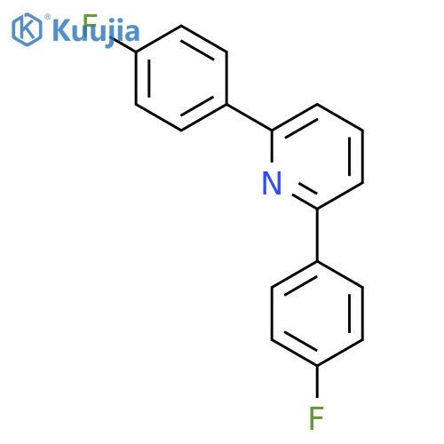 Pyridine, 2,6-bis(4-fluorophenyl)- structure