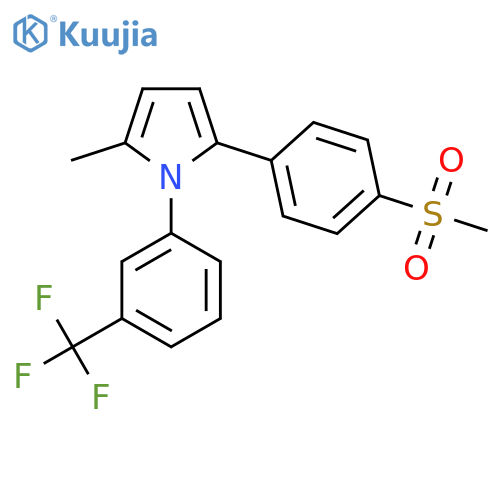 2-methyl-5-[4-(methylsulfonyl)phenyl]-1-[3-(trifluoromethyl)phenyl]-1H-pyrrole structure