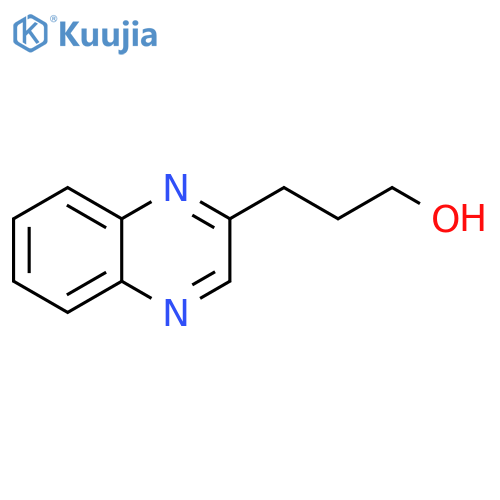 3-(quinoxalin-2-yl)propan-1-ol structure