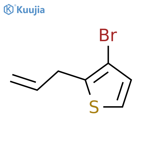 3-(3-BROMO-2-THIENYL)-1-PROPENE structure