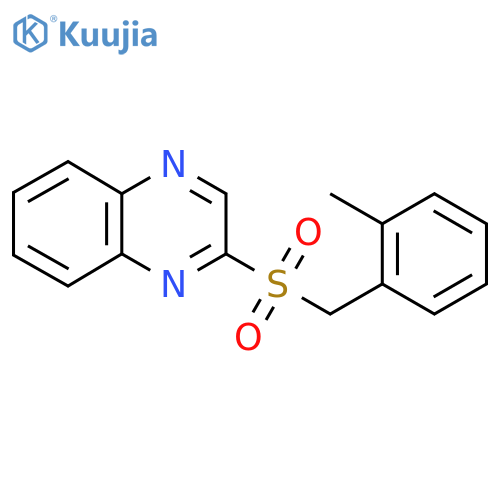 2-METHYLBENZYL 2-QUINOXALINYL SULFONE structure