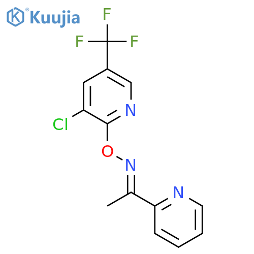 1-(2-pyridinyl)-1-ethanone O-[3-chloro-5-(trifluoromethyl)-2-pyridinyl]oxime structure