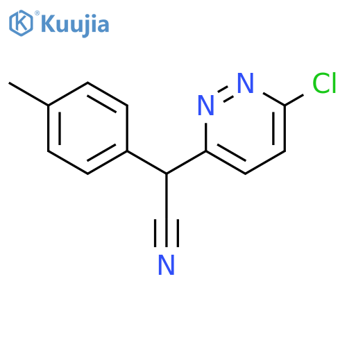 2-(6-Chloro-3-Pyridazinyl)-2-(4-Methylphenyl)Acetonitrile structure