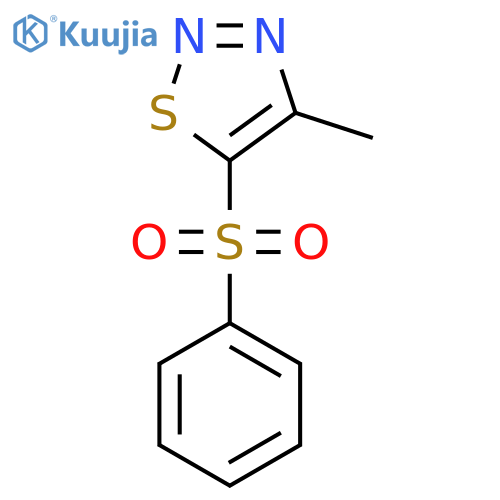 4-METHYL-1,2,3-THIADIAZOL-5-YL PHENYL SULFONE structure