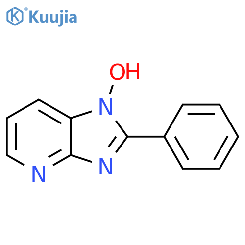 1H-Imidazo[4,5-b]pyridine, 1-hydroxy-2-phenyl- structure