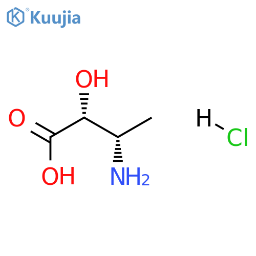(2R,3S)-3-Amino-2-hydroxy-butyric acid hydrochloride structure