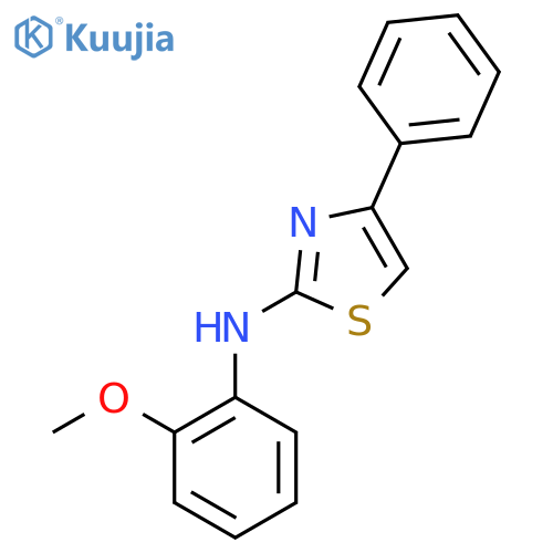 N-(2-Methoxyphenyl)-4-phenyl-1,3-thiazol-2-amine structure