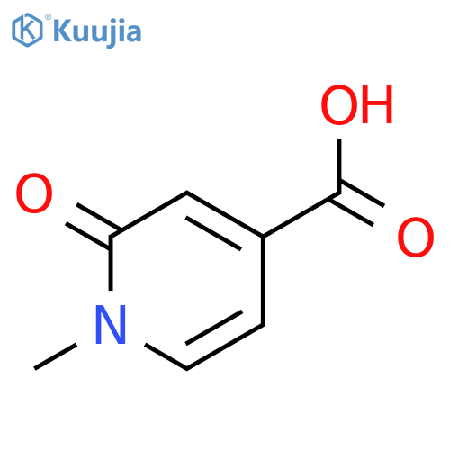1-methyl-2-oxo-pyridine-4-carboxylic acid structure