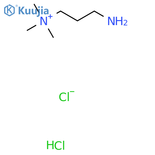 (3-Aminopropyl)trimethylazanium Hydrochloride Chloride structure
