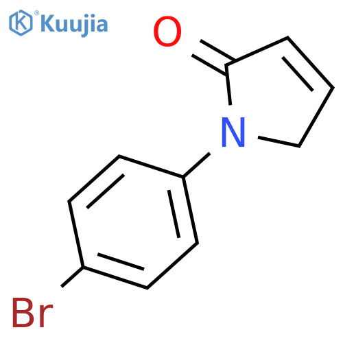 1-(4-bromophenyl)-2,5-dihydro-1H-pyrrol-2-one structure