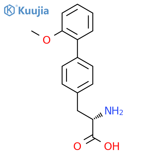 (2S)-2-Amino-3-[4-(2-methoxyphenyl)phenyl]propanoic acid structure