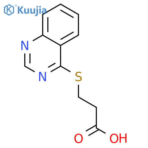 3-(Quinazolin-4-ylsulfanyl)-propionic acid structure