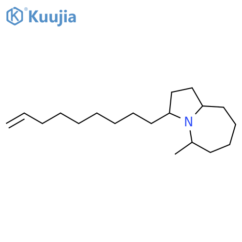 Octahydro-5-methyl-3-(8-nonen-1-yl)-1H-pyrrolo[1,2-a]azepine structure