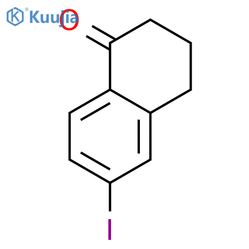6-iodo-1,2,3,4-tetrahydronaphthalen-1-one structure