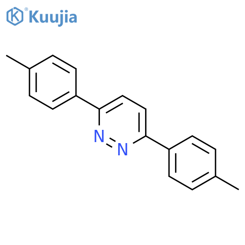Pyridazine, 3,6-bis(4-methylphenyl)- structure