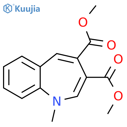 1H-1-Benzazepine-3,4-dicarboxylic acid, 1-methyl-, dimethyl ester structure