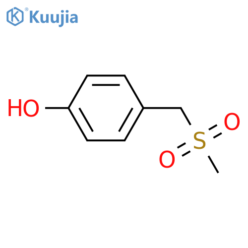4-Hydroxybenzyl methyl sulfide; S,S-Dioxide structure