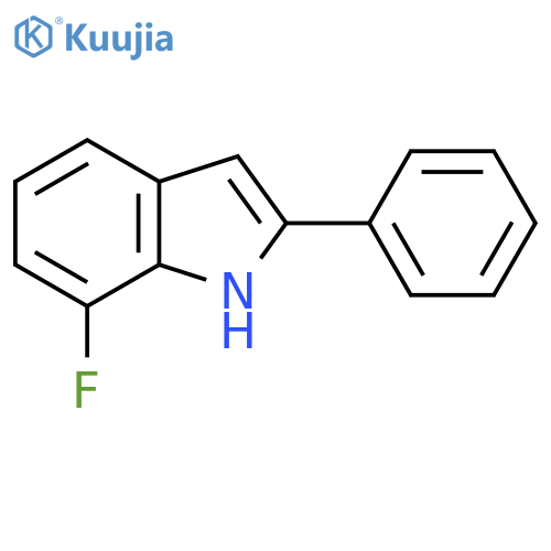 7-Fluoro-2-phenyl-1H-indole structure