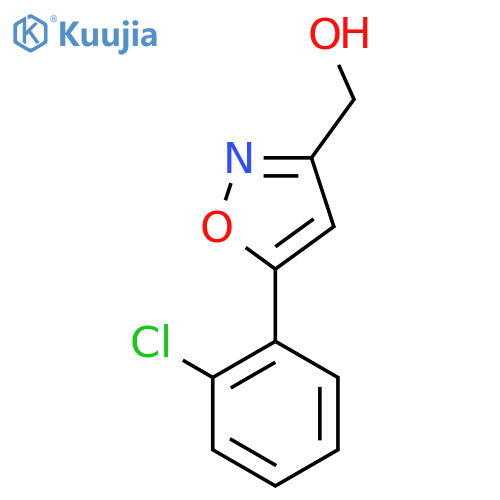 5-(2-chlorophenyl)-1,2-oxazol-3-ylmethanol structure