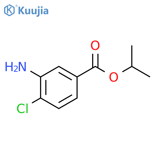 Propan-2-yl 3-Amino-4-chlorobenzoate structure