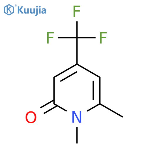 1,6-Dimethyl-4-(trifluoromethyl)pyridin-2(1H)-one structure