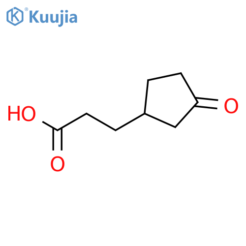 3-(3-Oxocyclopentyl)propanoic acid structure
