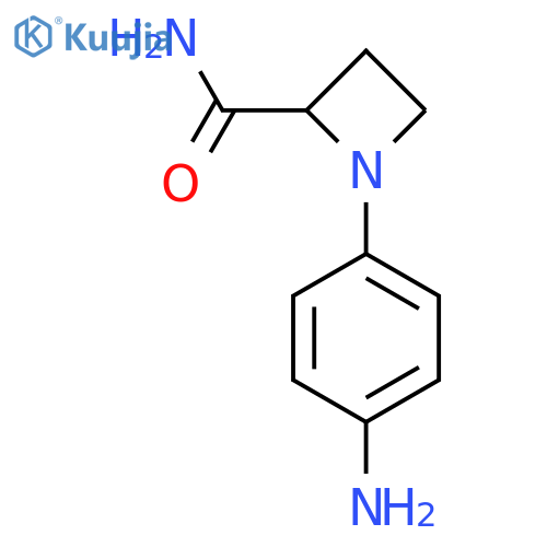 1-(4-aminophenyl)azetidine-2-carboxamide structure