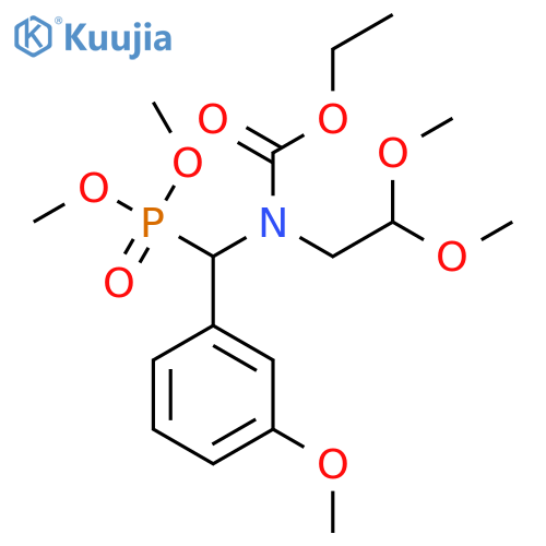 2,2-Dimethoxyethyl(dimethoxyphosphinyl)(3-methoxyphenyl)methylcarbamic Acid Ethyl Ester structure