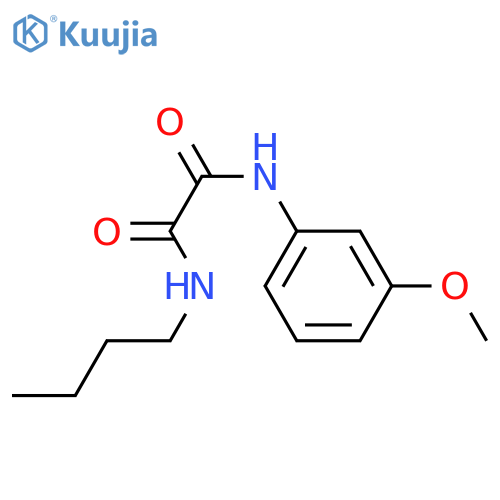 N-butyl-N'-(3-methoxyphenyl)ethanediamide structure