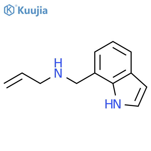 1H-Indole-7-methanamine, N-2-propenyl- structure