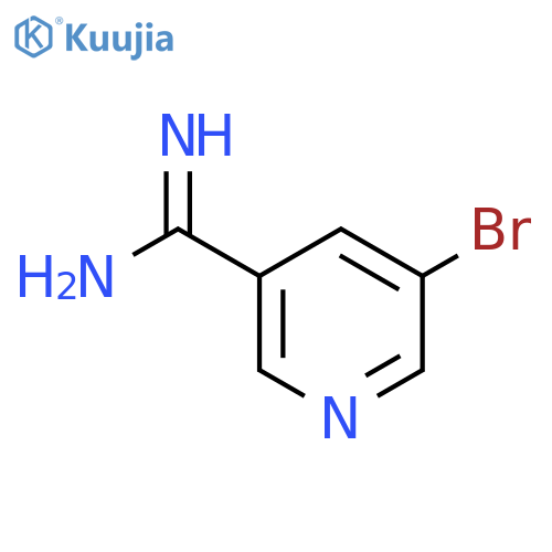 5-bromopyridine-3-carboximidamide structure