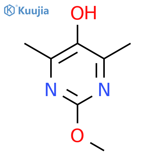 2-methoxy-4,6-dimethylpyrimidin-5-ol structure