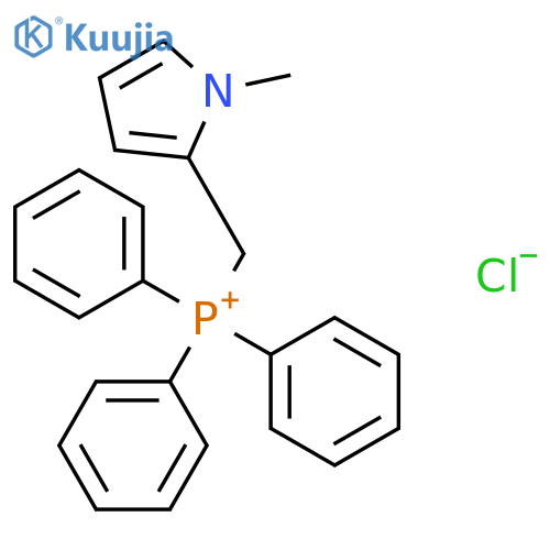 Phosphonium, [(1-methyl-1H-pyrrol-2-yl)methyl]triphenyl-, chloride structure