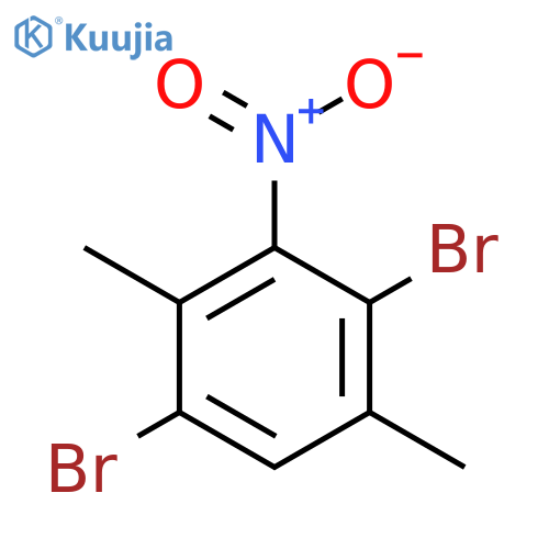 1,4-Dibromo-2,5-dimethyl-3-nitrobenzene structure