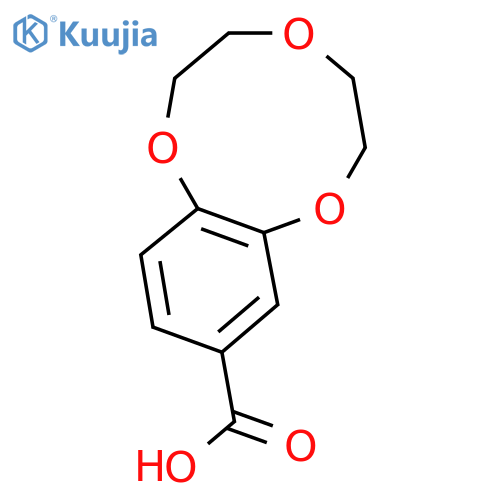 2,3,5,6-Tetrahydrobenzo[b][1,4,7]trioxonine-9-carboxylic acid structure